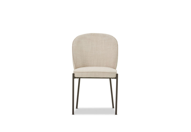 FIDEL DINING CHAIR 	CREAM