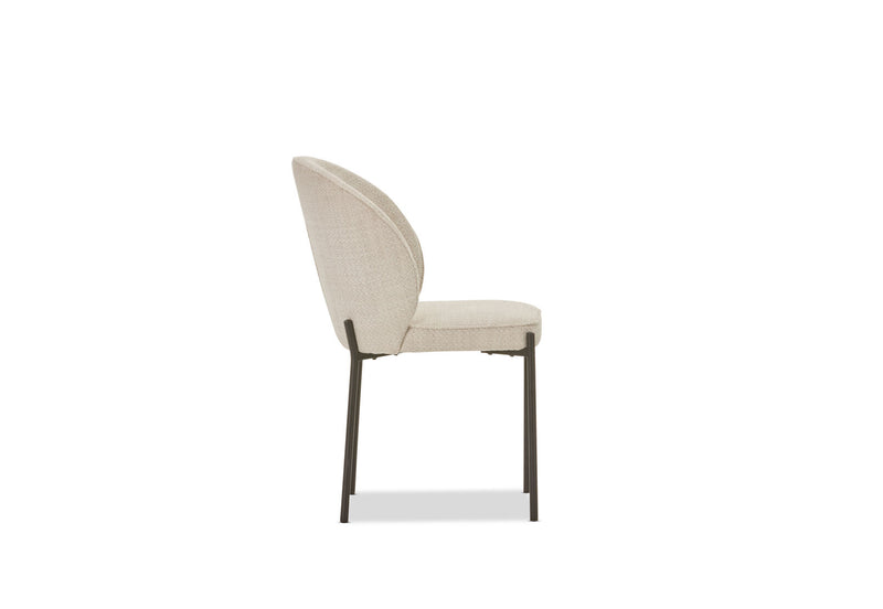FIDEL DINING CHAIR 	CREAM