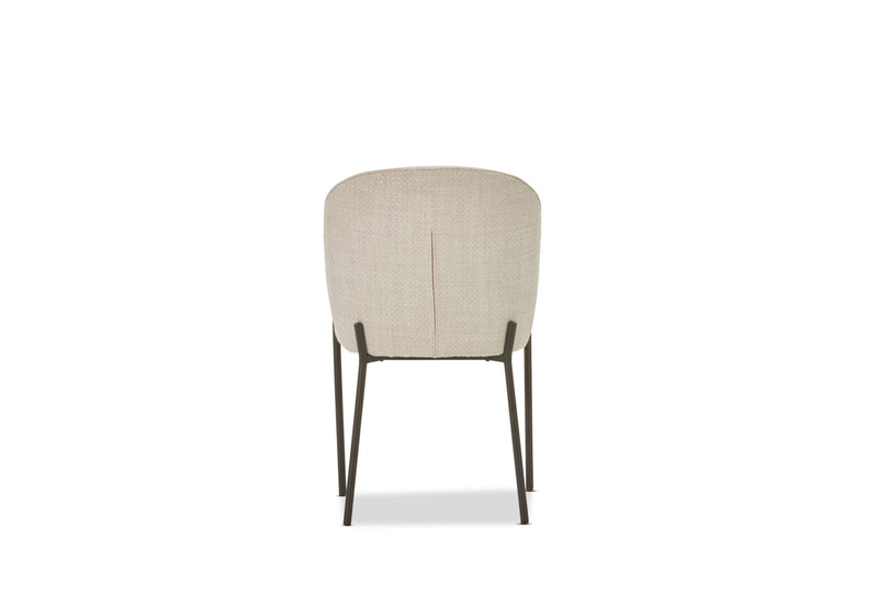 FIDEL DINING CHAIR 	CREAM