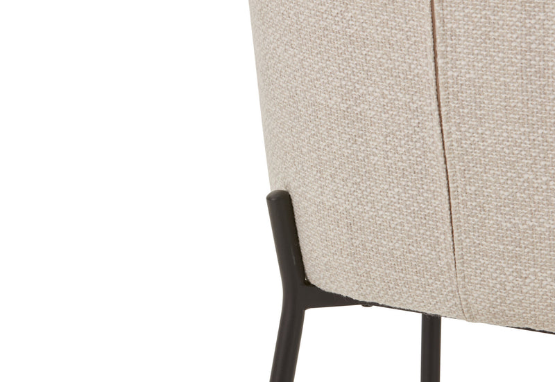 FIDEL DINING CHAIR 	CREAM