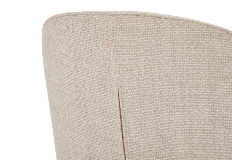 FIDEL DINING CHAIR 	CREAM