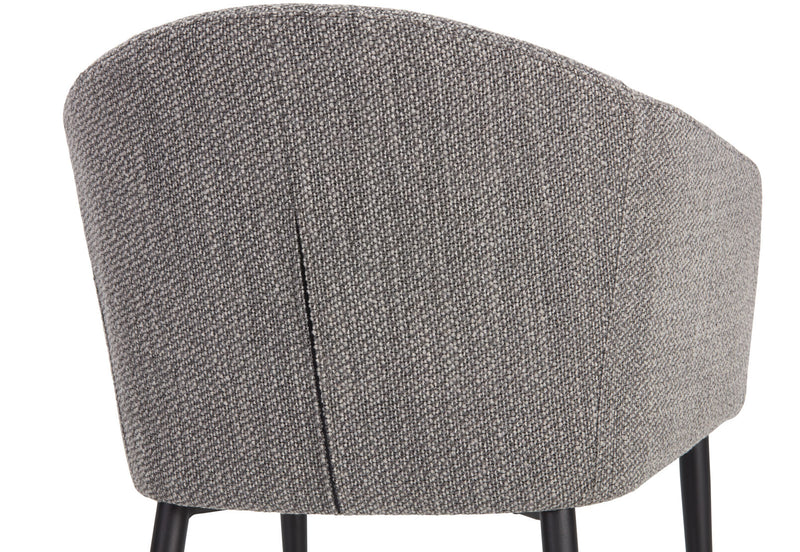 MACKINLEY DINING CHAIR 	GREY