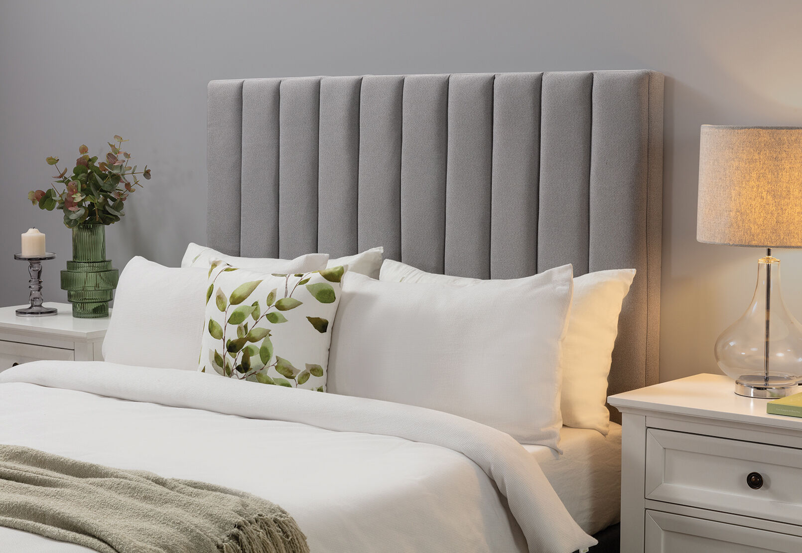 AVALYNN QUEEN HEADBOARD GREY