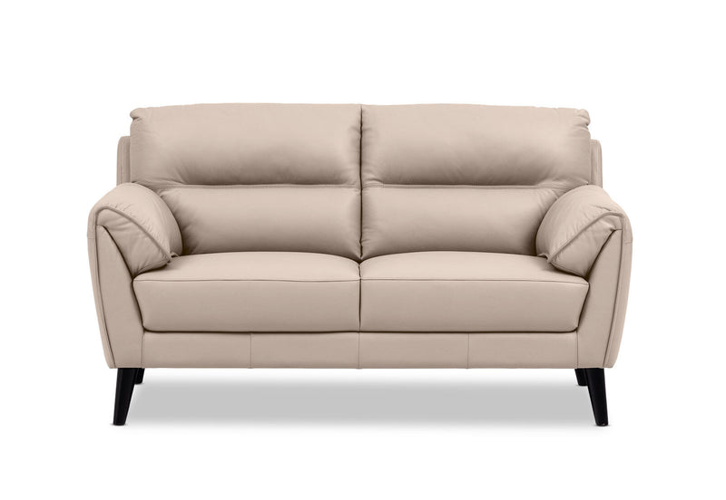 LYDIA LEATHER 2 SEATER 	WHEAT