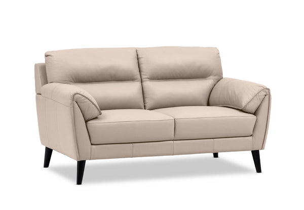 LYDIA LEATHER 2 SEATER 	WHEAT