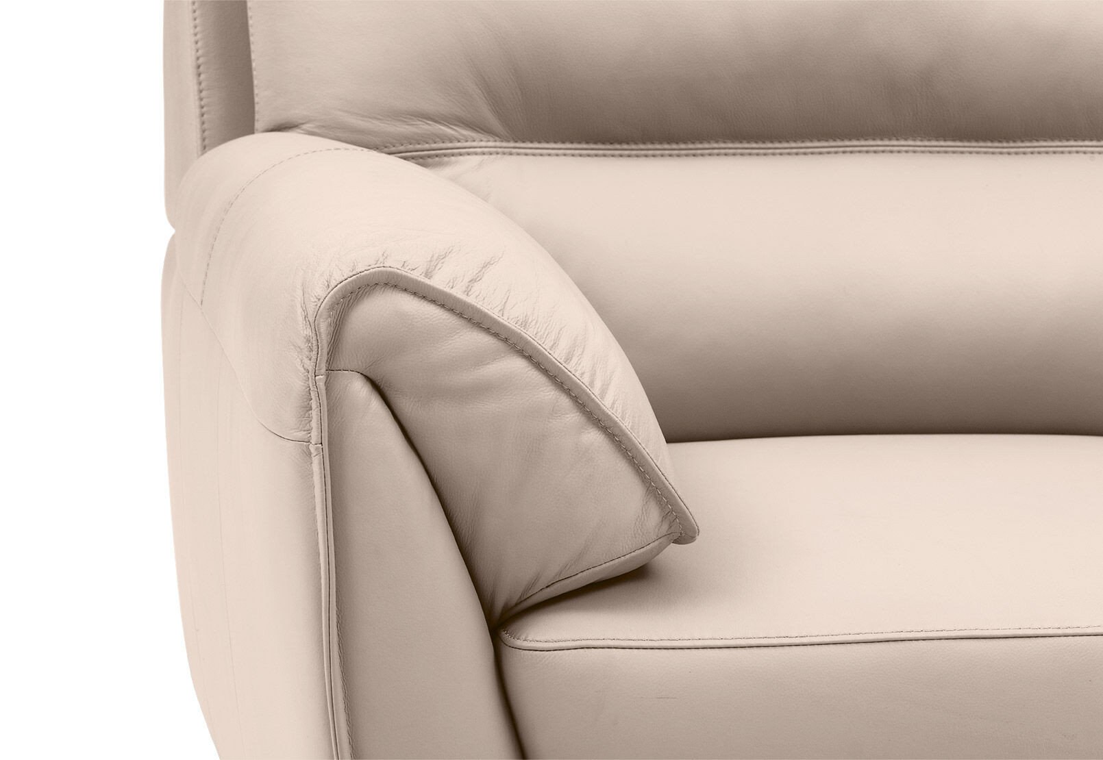 LYDIA LEATHER 2 SEATER 	WHEAT