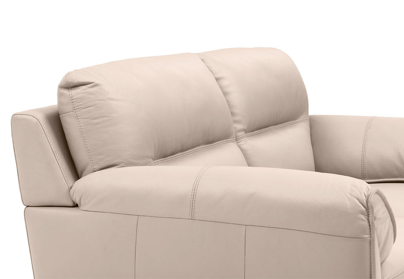 LYDIA LEATHER 2 SEATER 	WHEAT