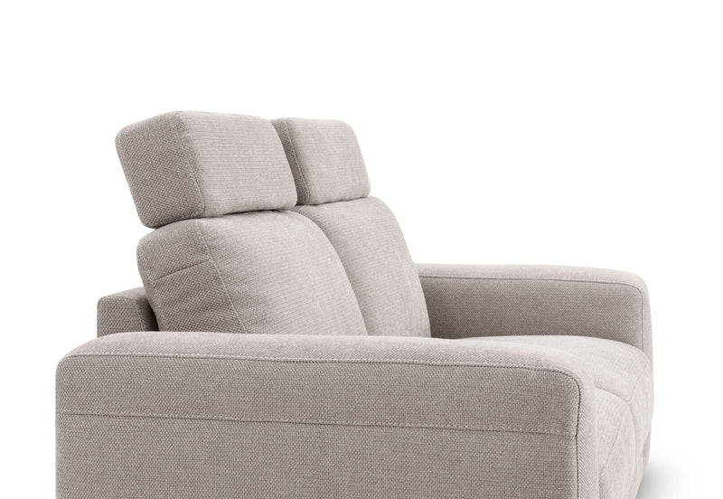 LEONE FABRIC 2.5 SEATER SOFA GREY