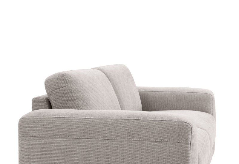 LEONE FABRIC 2.5 SEATER SOFA GREY