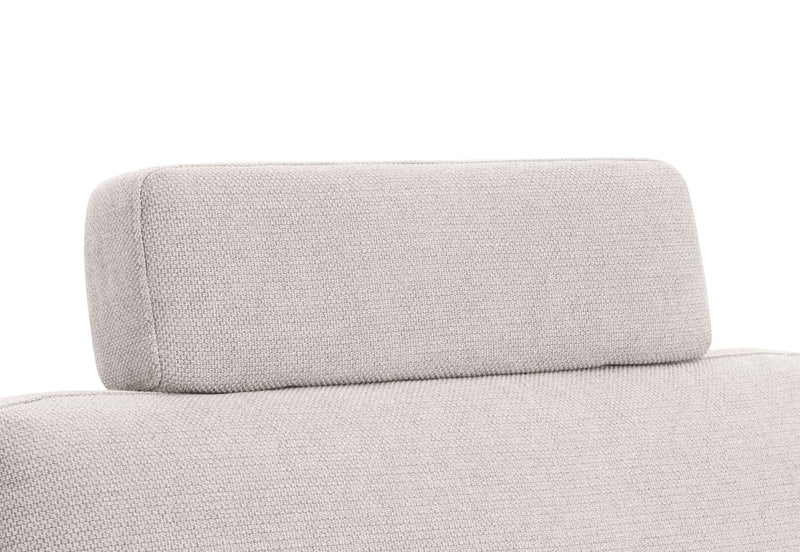 LEONE FABRIC 2.5 SEATER SOFA GREY