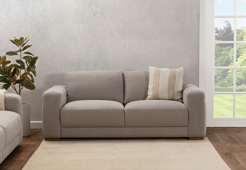 LEONE FABRIC 2.5 SEATER SOFA GREY