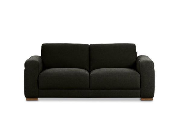 LEONE FABRIC 2.5 SEATER SOFA DARK GREY