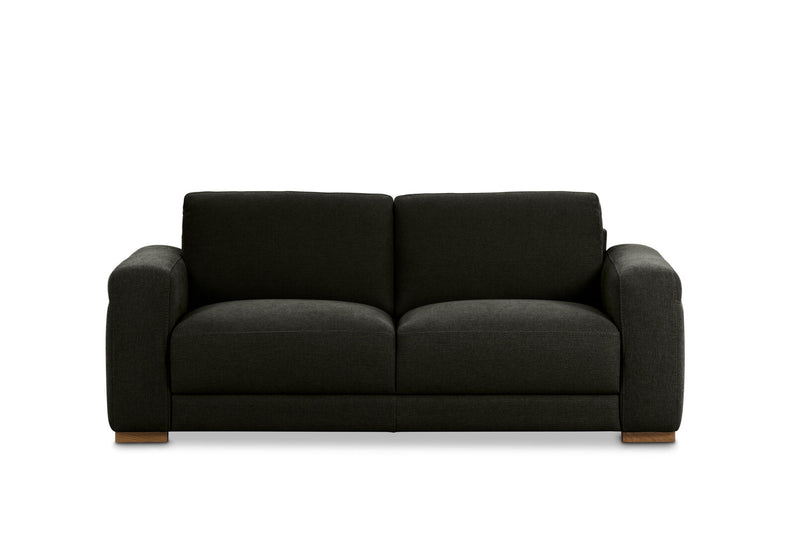 LEONE FABRIC 2.5 SEATER SOFA DARK GREY