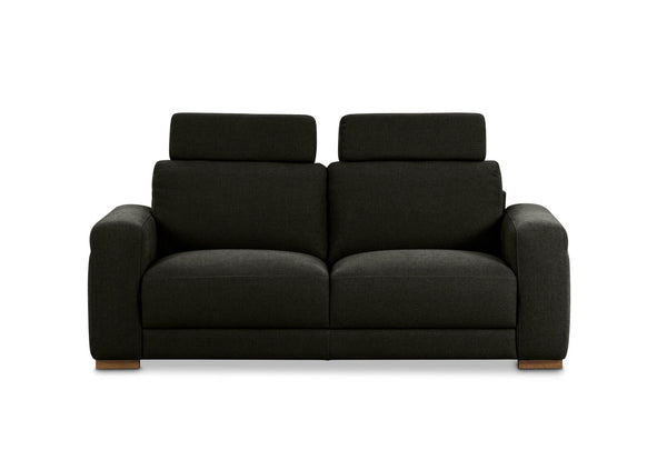 LEONE FABRIC 2.5 SEATER SOFA DARK GREY