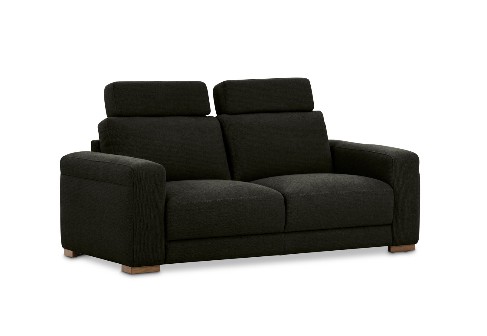 LEONE FABRIC 2.5 SEATER SOFA DARK GREY