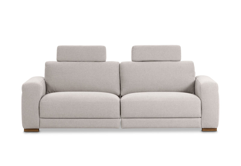 LEONE FABRIC 3.5 SEATER SOFA GREY