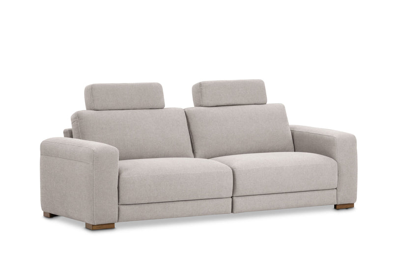 LEONE FABRIC 3.5 SEATER SOFA GREY