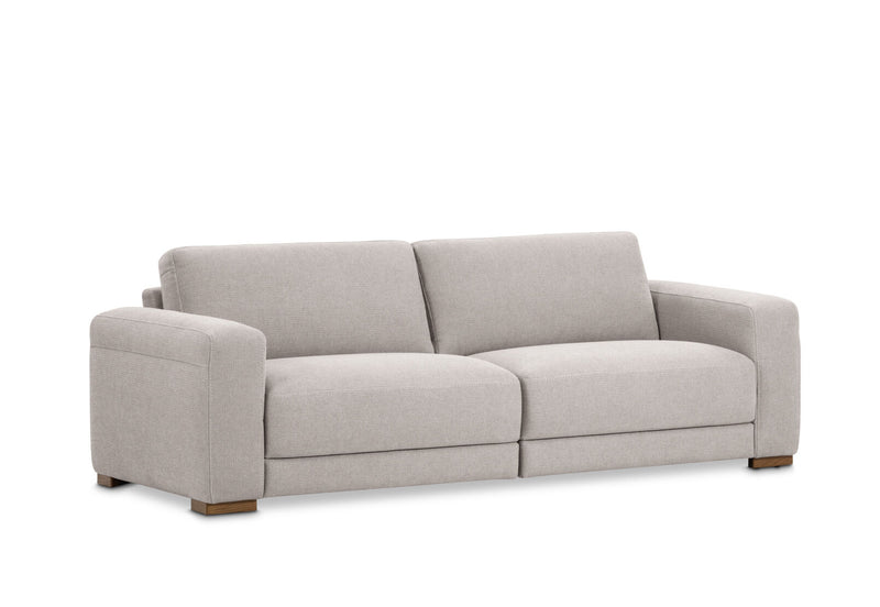 LEONE FABRIC 3.5 SEATER SOFA GREY