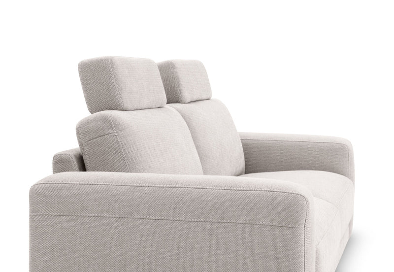 LEONE FABRIC 3.5 SEATER SOFA GREY