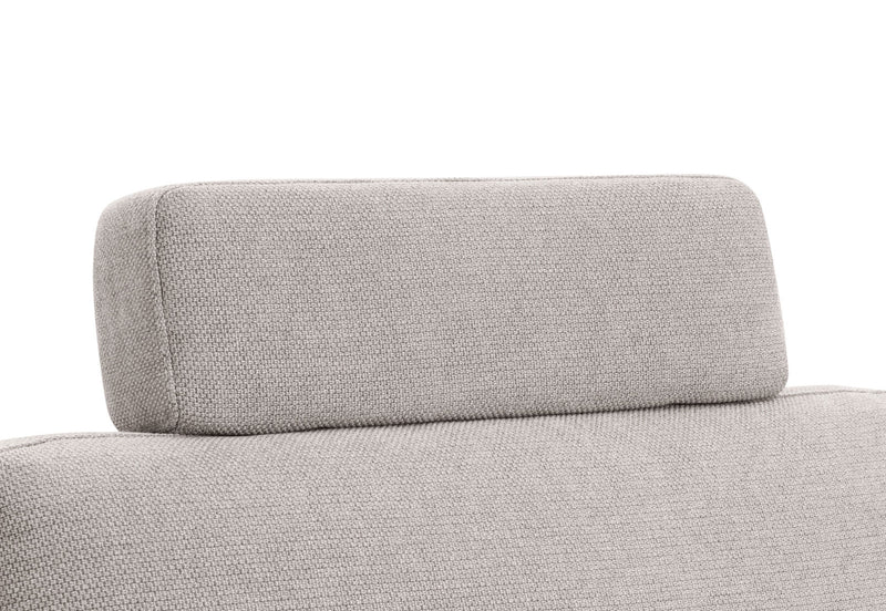 LEONE FABRIC 3.5 SEATER SOFA GREY