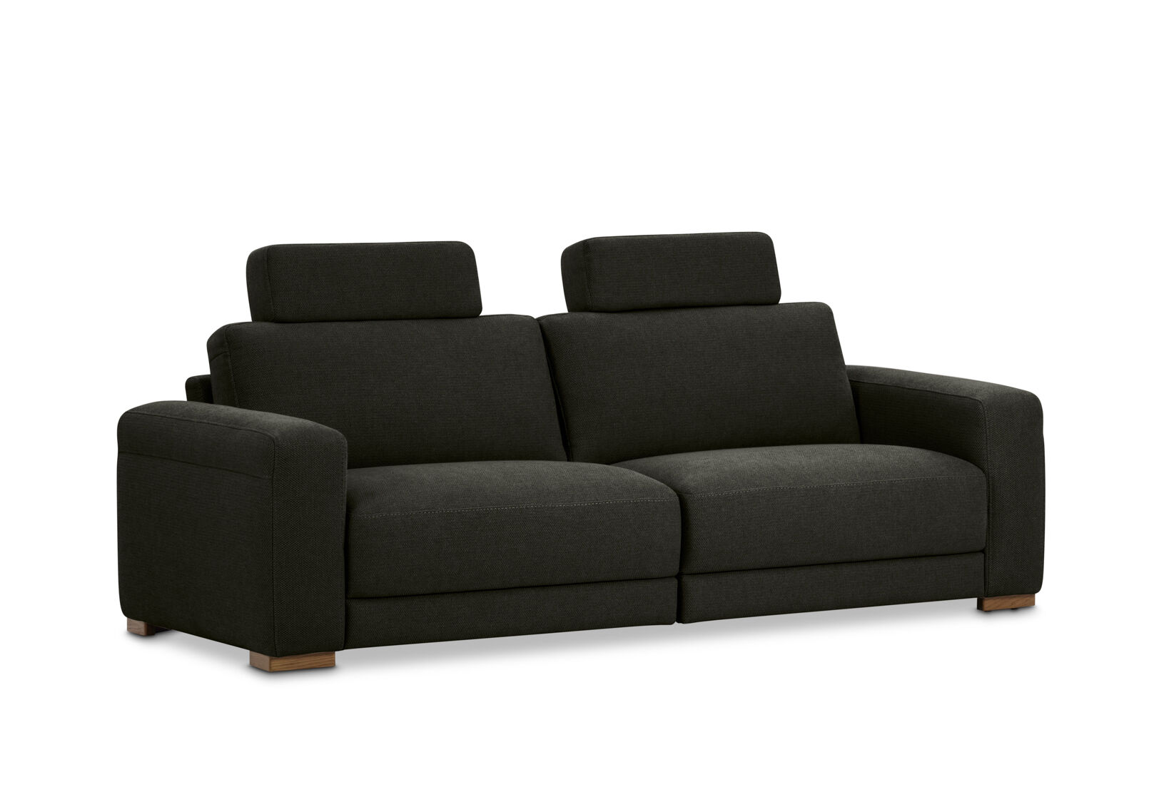 LEONE FABRIC 3.5 SEATER SOFA DARK GREY