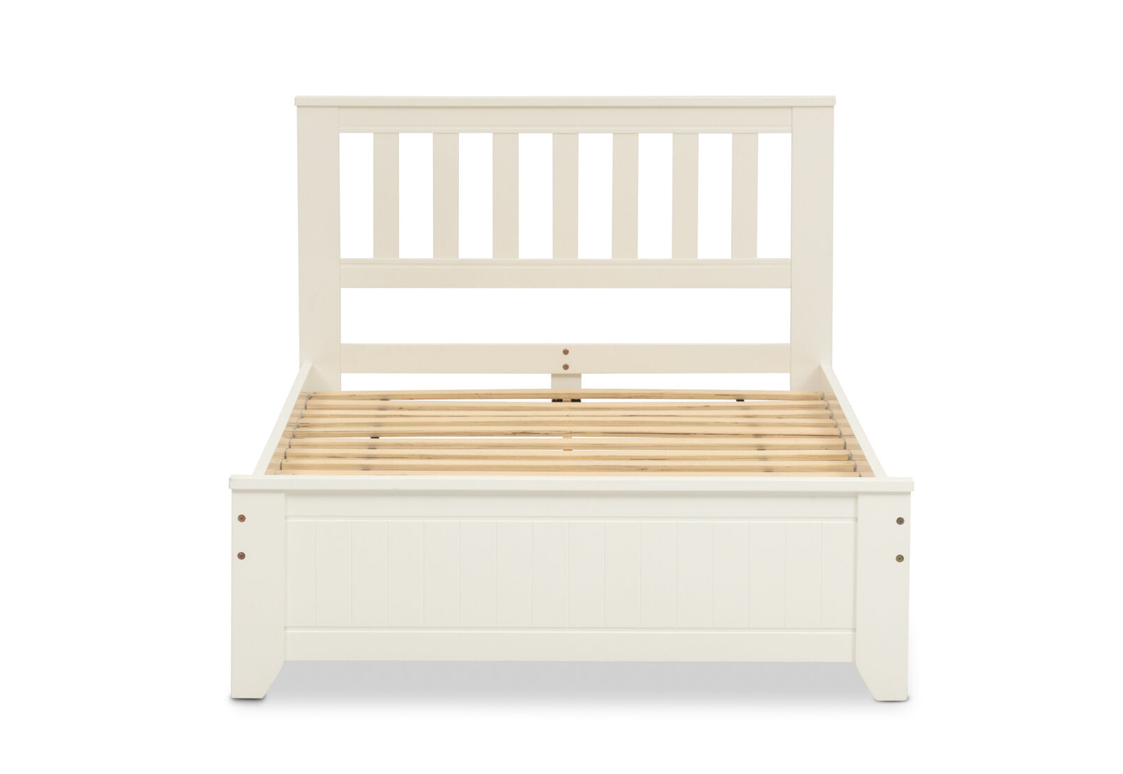 CAPTAIN JACK KING SINGLE BED WHITE