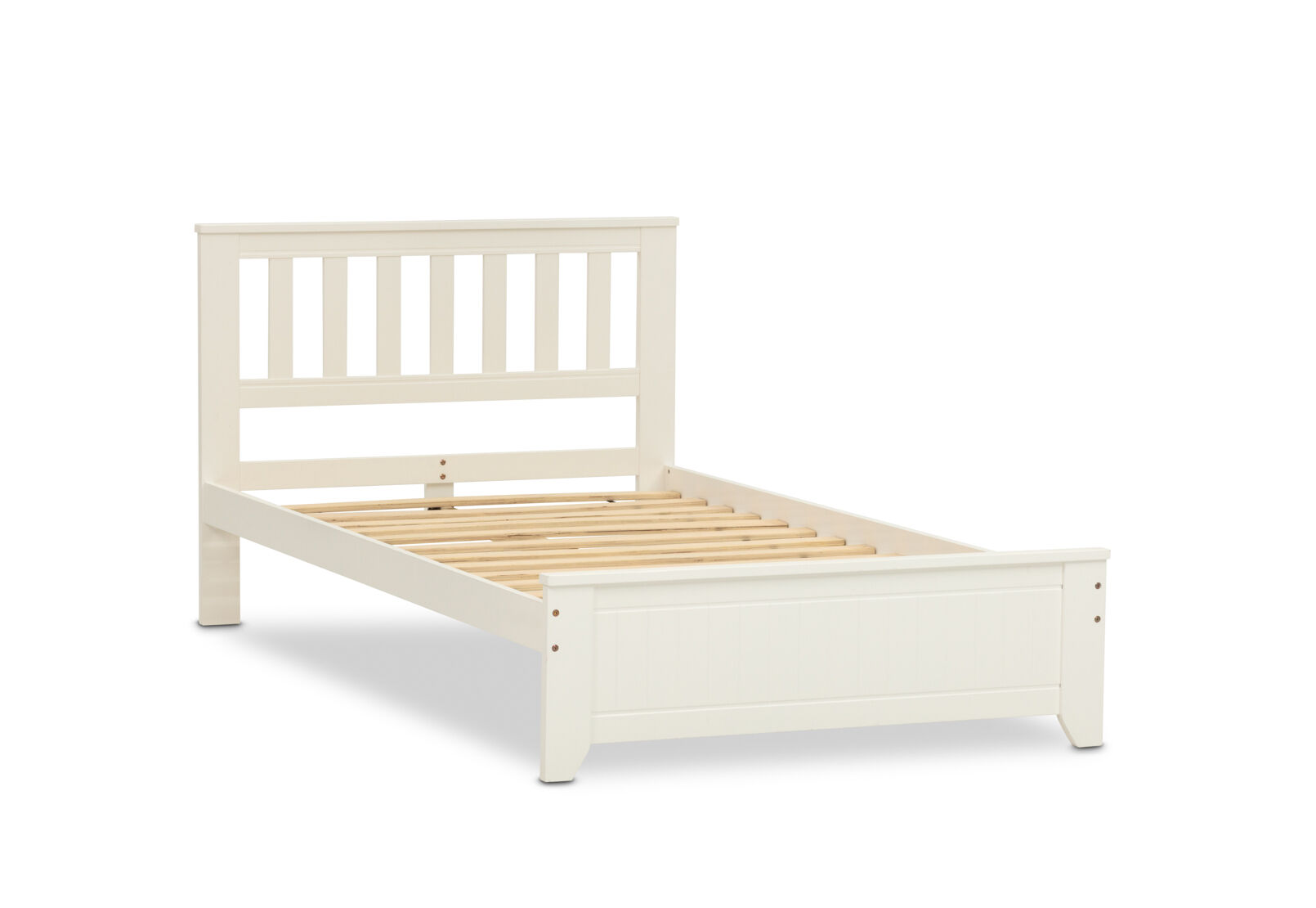 CAPTAIN JACK KING SINGLE BED WHITE