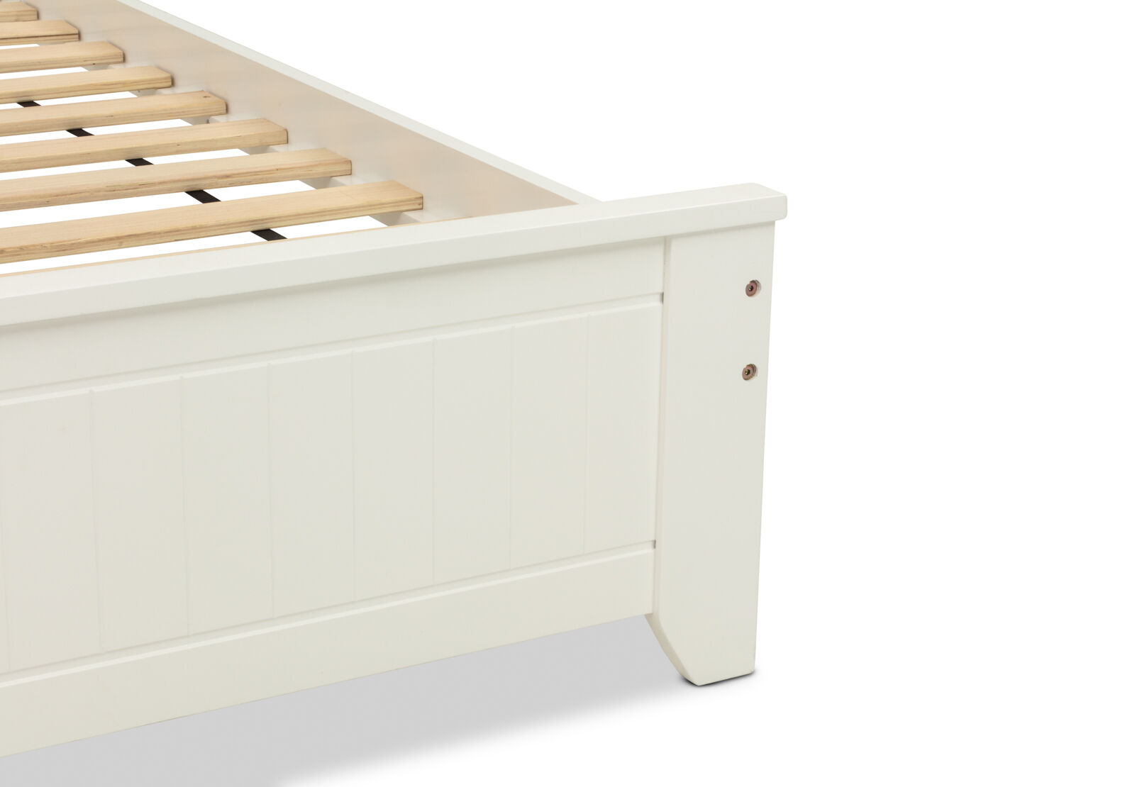CAPTAIN JACK KING SINGLE BED WHITE