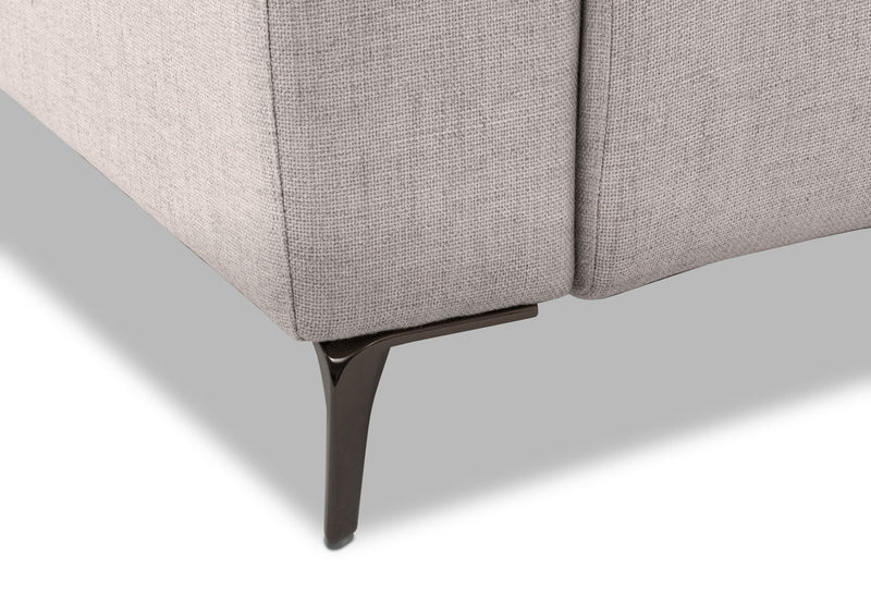 ARISTOTLE FABRIC ELECTRIC RECLINER DARK GREY