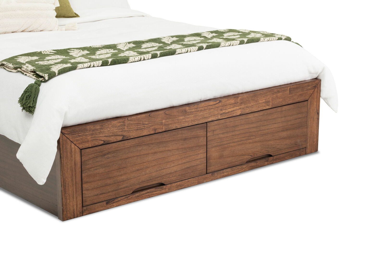 BOGOTA 2 DRAWER KING BED DARK WALNUT