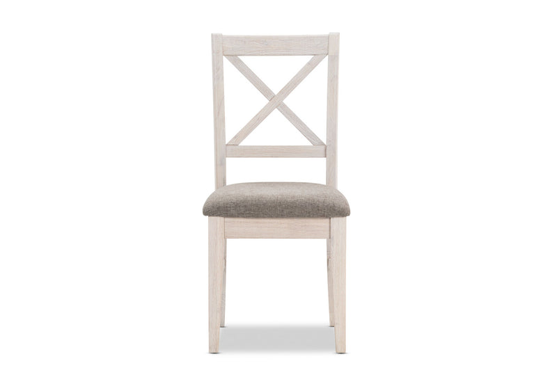 ARDAL DINING CHAIR 	WHITE WASH GREY