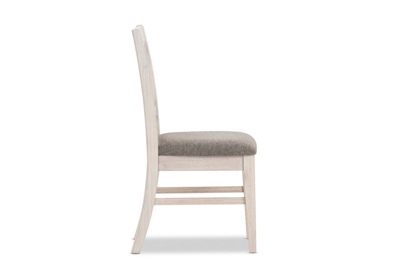 ARDAL DINING CHAIR 	WHITE WASH GREY