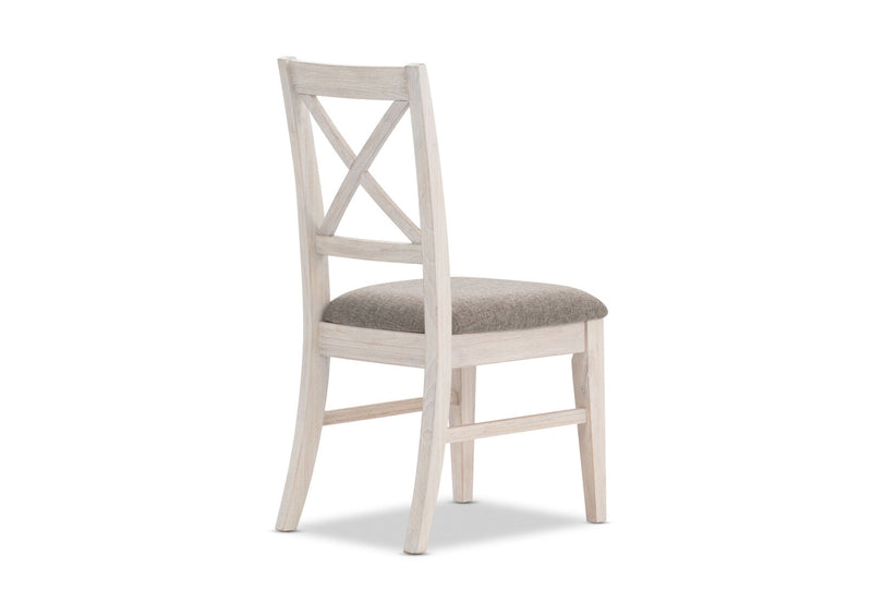 ARDAL DINING CHAIR 	WHITE WASH GREY