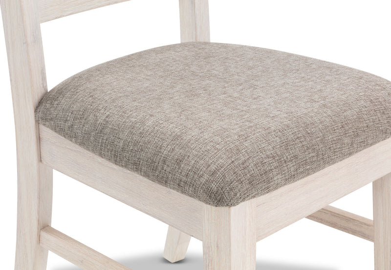 ARDAL DINING CHAIR 	WHITE WASH GREY