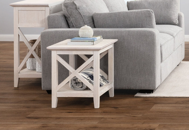 ARDAL LAMP TABLE WHITE WASH