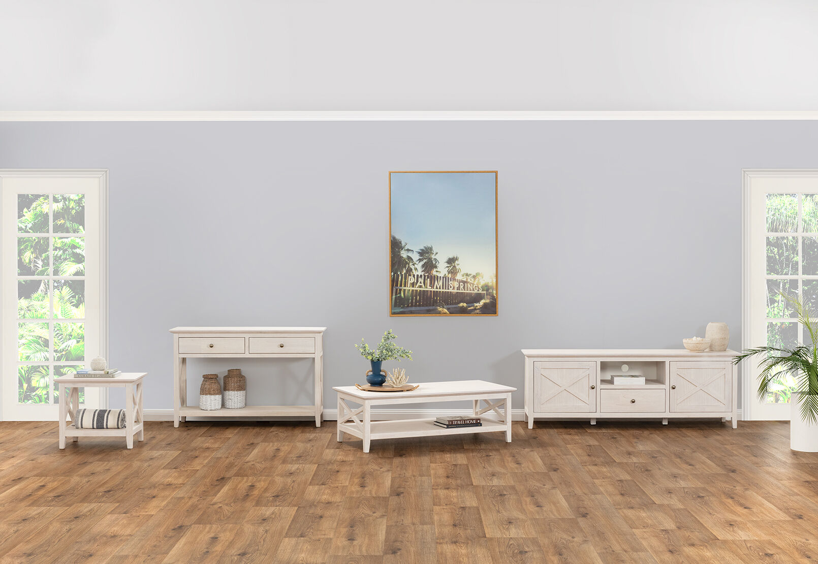 ARDAL SOFA TABLE WHITE WASH