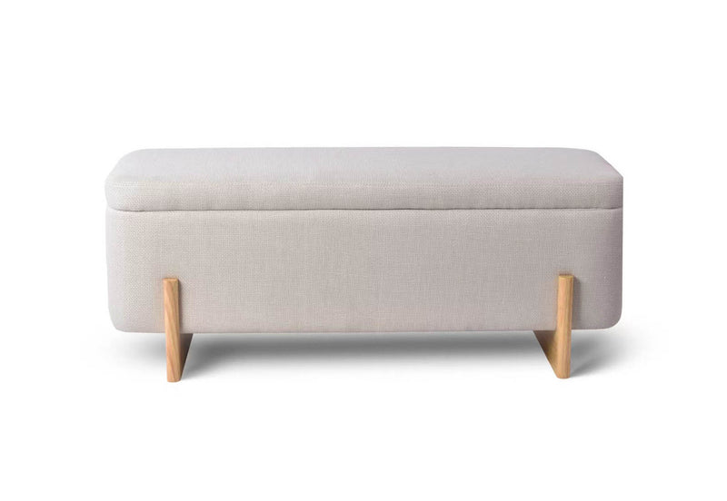 HANCOCK STORAGE BENCH BEIGE