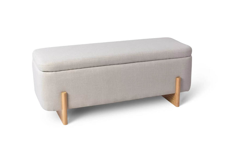 HANCOCK STORAGE BENCH BEIGE