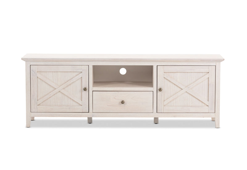 ARDAL ENTERTAINMENT UNIT WHITE WASH