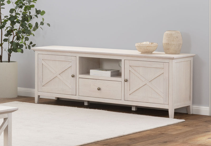 ARDAL ENTERTAINMENT UNIT WHITE WASH
