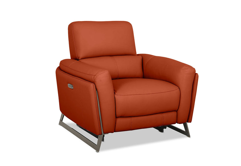 MAEVE ELECTRIC RECLINER WARM BROWN
