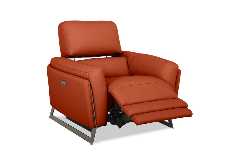 MAEVE ELECTRIC RECLINER WARM BROWN