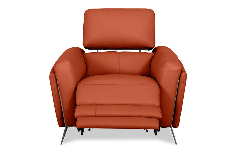 MAEVE ELECTRIC RECLINER WARM BROWN