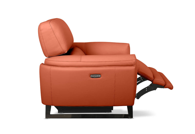 MAEVE ELECTRIC RECLINER WARM BROWN