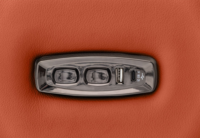 MAEVE ELECTRIC RECLINER WARM BROWN