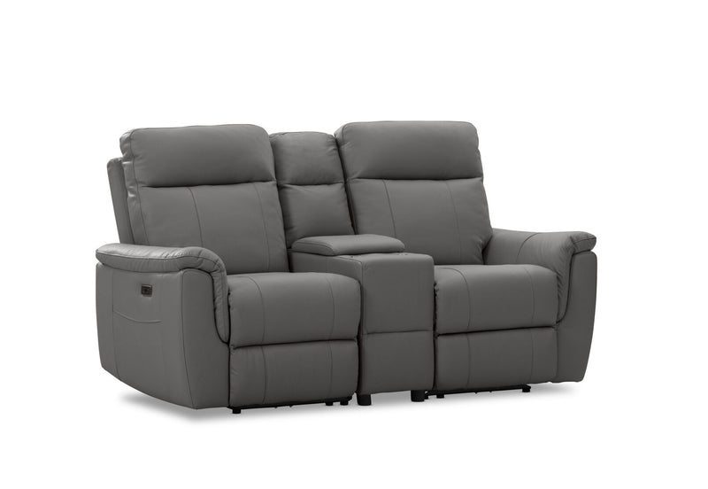 JAKOB 2 SEATER WITH CONSOLE 	CHARCOAL