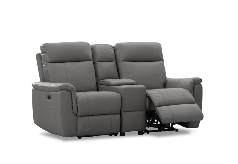 JAKOB 2 SEATER WITH CONSOLE 	CHARCOAL