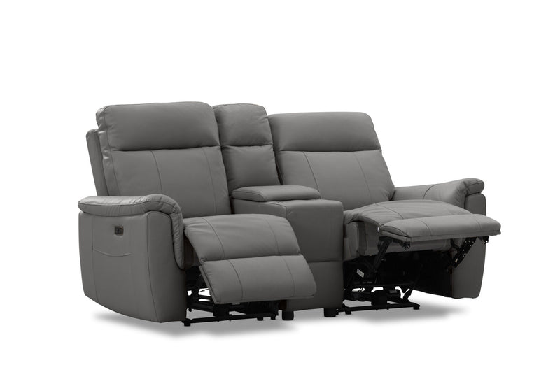 JAKOB 2 SEATER WITH CONSOLE 	CHARCOAL