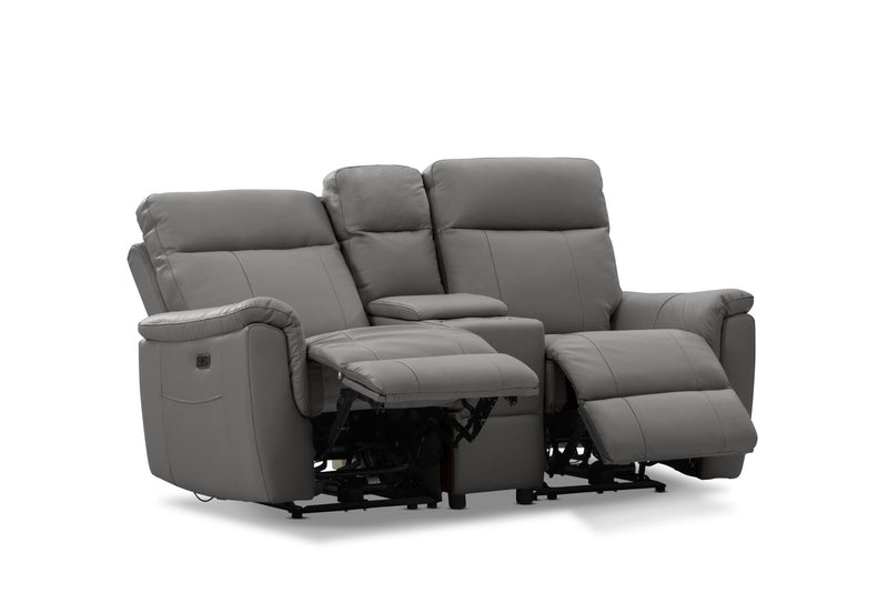JAKOB 2 SEATER WITH CONSOLE 	CHARCOAL