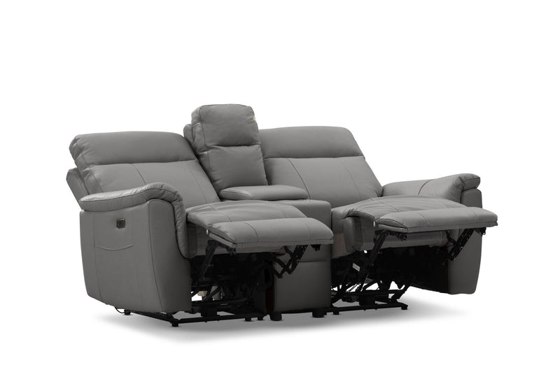 JAKOB 2 SEATER WITH CONSOLE 	CHARCOAL